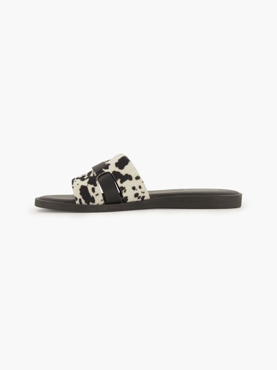Catwalk Flache Pantolette Schwarz 102536 2