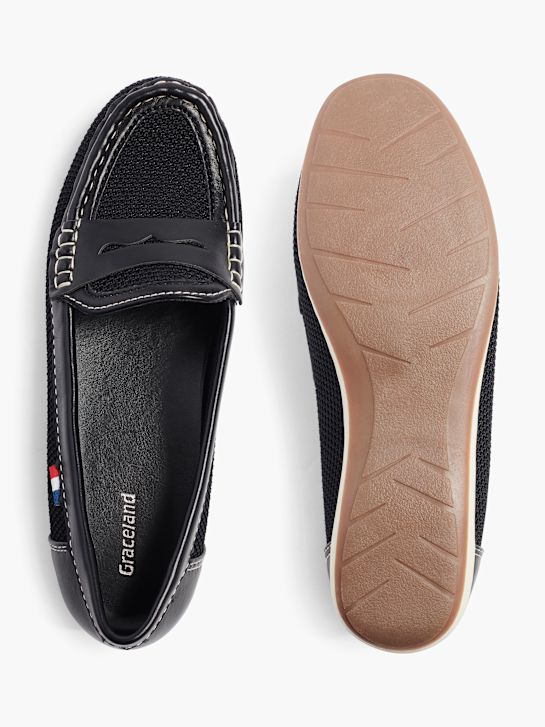 Graceland Moccasin Black 107 3