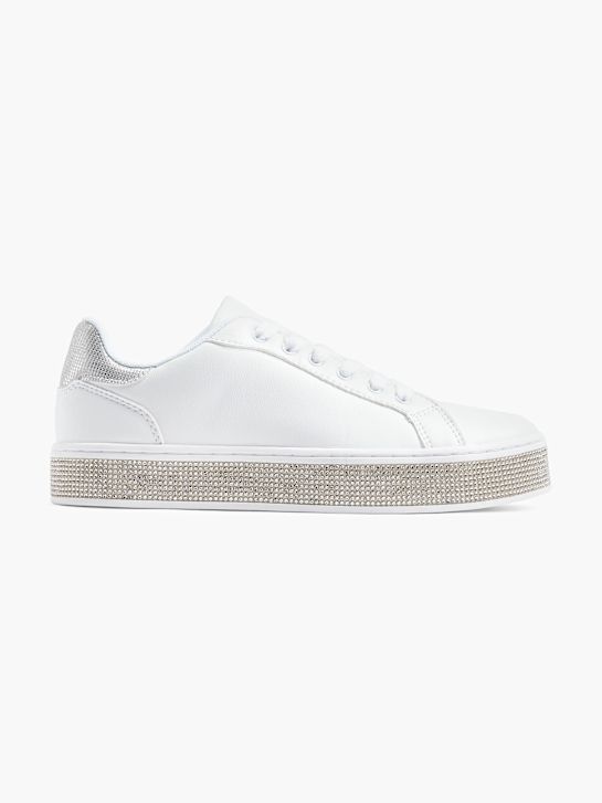 Weiße Sneaker Mit Glitzer Deichmann Graceland Sneaker Weiß DEICHMANN