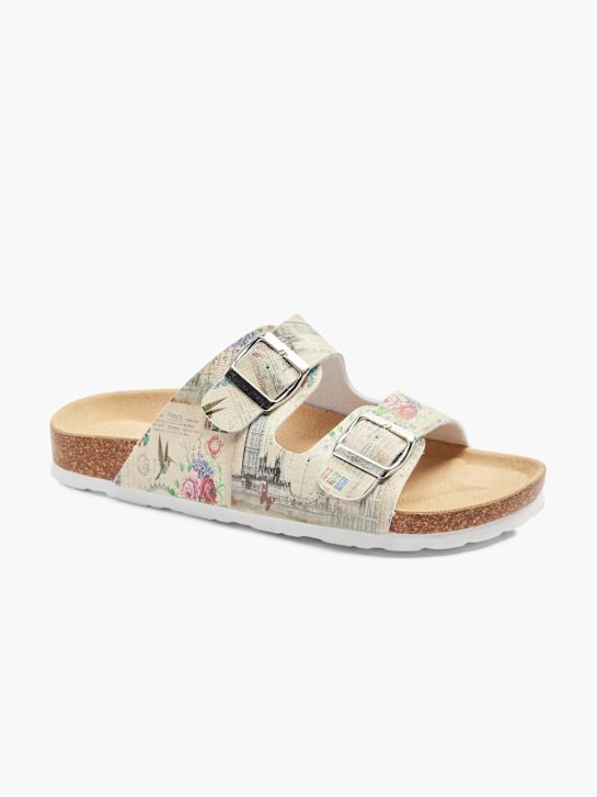 Björndal Chinelo com palmilha alta Beige 79 6