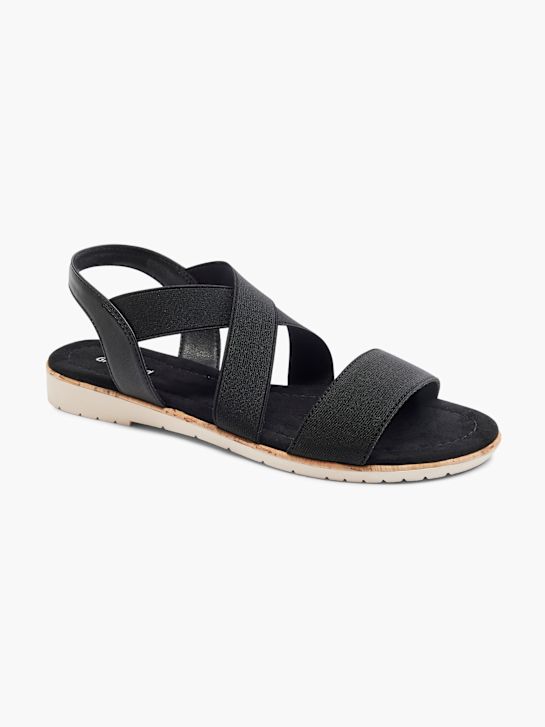 Graceland Sandalias Negro 22 6