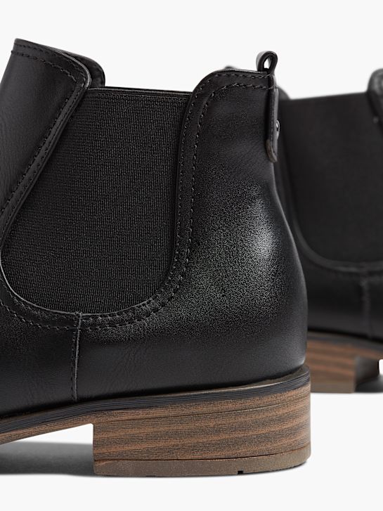 Graceland Højhælet chelsea boot Sort 74 5