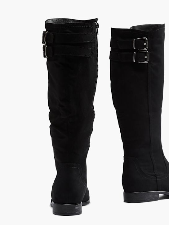 Lcpddajlspig Damenstiefel Schwarz Braun Dicke Waden Overknee