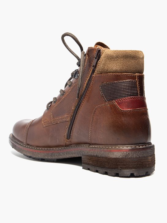 AM SHOE Lace-up boot Cognac 88637 3