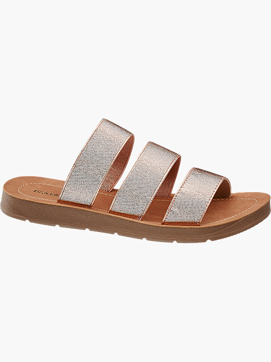 Graceland Chinelo com palmilha alta Ouro rosa 190 1