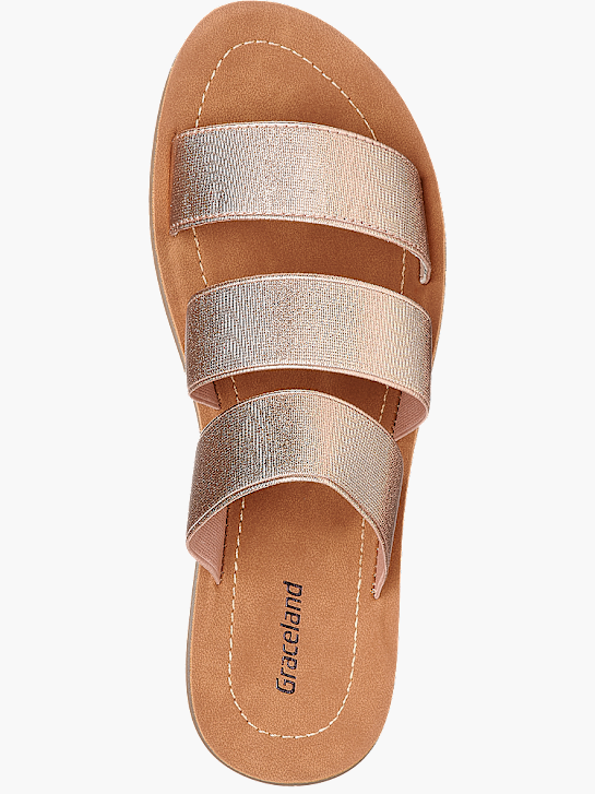 Graceland Chinelo com palmilha alta Ouro rosa 190 2