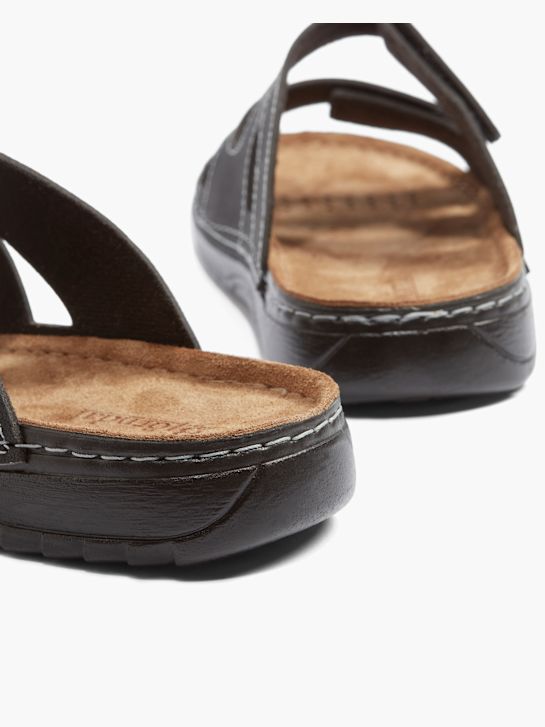 Memphis One Footbed sandal Black 80226 4