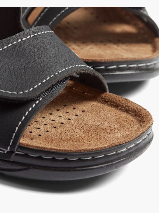 Memphis One Footbed sandal Black 80226 5