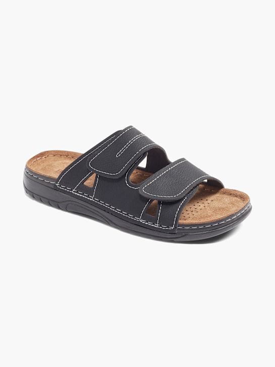 Memphis One Footbed sandal Black 80226 6
