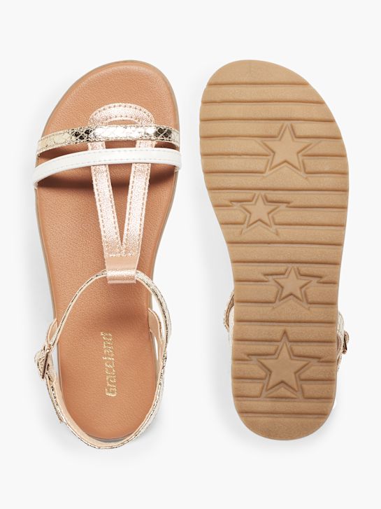 Graceland Sandalias Oro 397 3