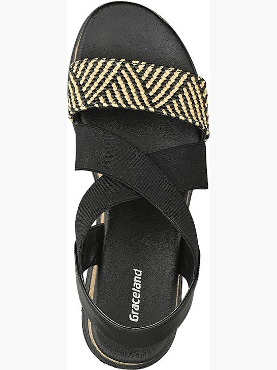 Graceland Heeled sandal Black 88663 2