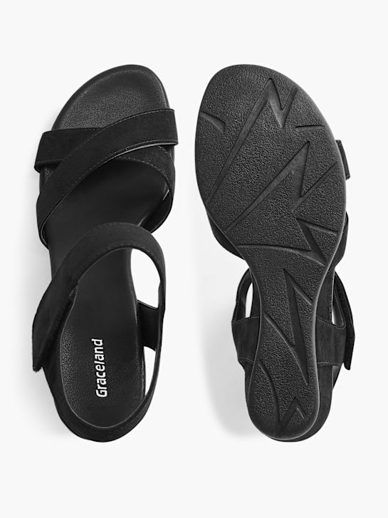 Graceland Sandalia Negro 242 3