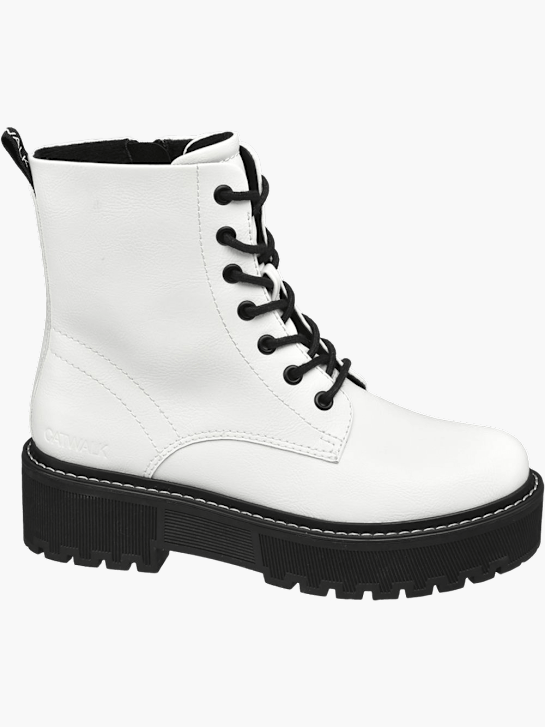 Catwalk Lace-up boot White 17063 1