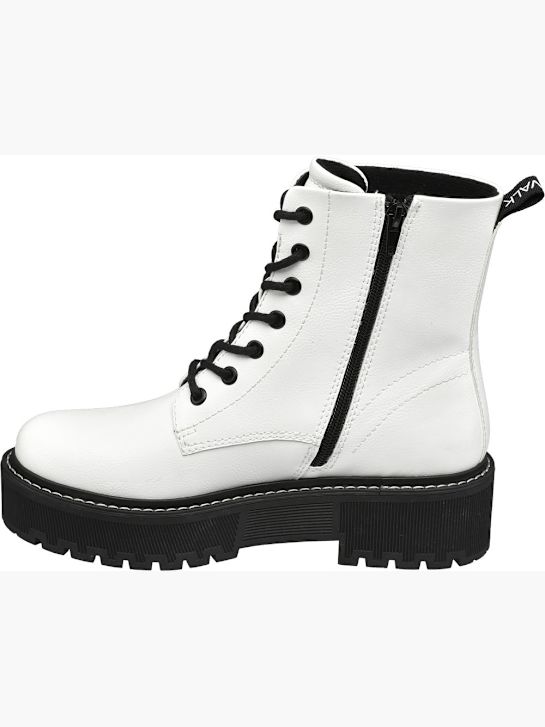 Catwalk Lace-up boot White 17063 2