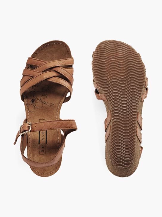5th Avenue Heeled sandal Brown 88721 3