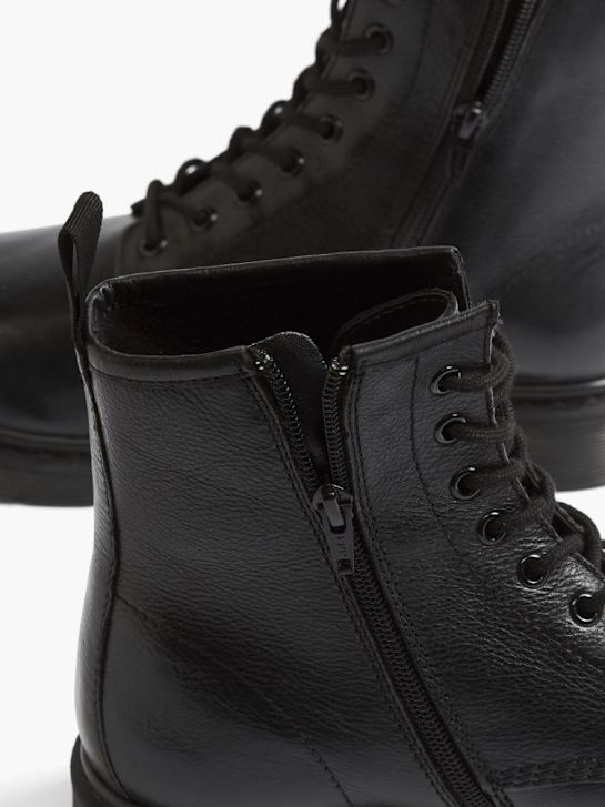 AM SHOE Čizme na pertlanje Crna 48896 5