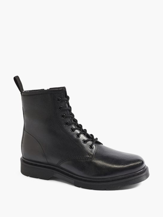 AM SHOE Čizme na pertlanje Crna 48896 7