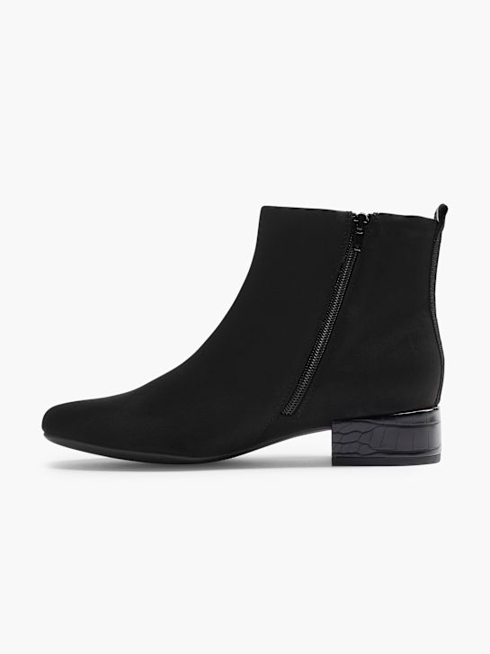 Black Suede Ankle Deichmann Ladies Ankle Boots Graceland Ankle