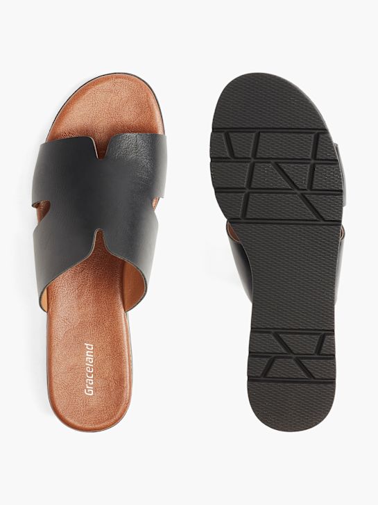 Graceland Slip-in sandal Svart 7677 3