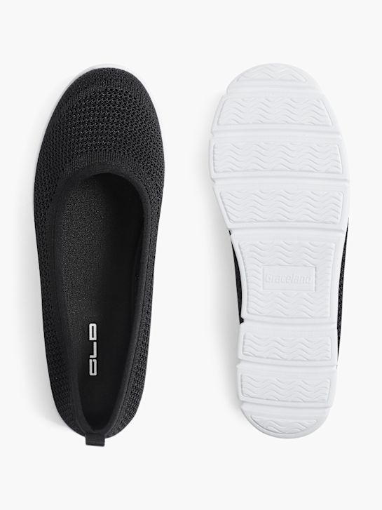 Graceland Ballerines Noir 4972 3