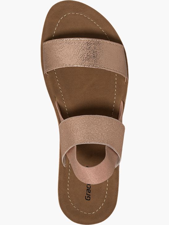 Graceland Sandal Metalik Pembe 69877 2