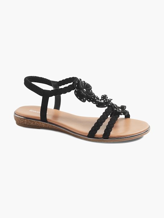 Sandalias Casuales Amazon Sandalias Mujer Negras Sandalia Negra