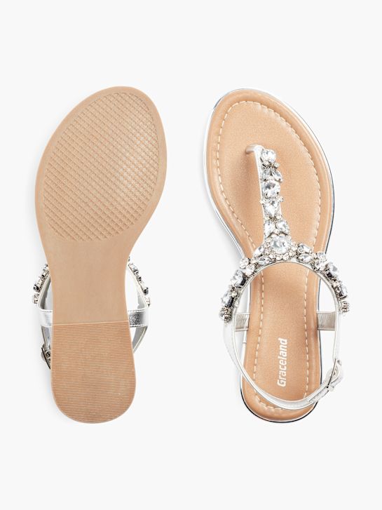 Graceland Sandalias Plata 2231 3