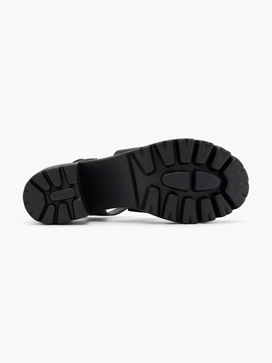 Catwalk Sandale cu toc Negru 3126 4