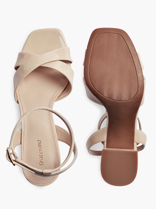 Graceland Heeled sandal beige 3128 3