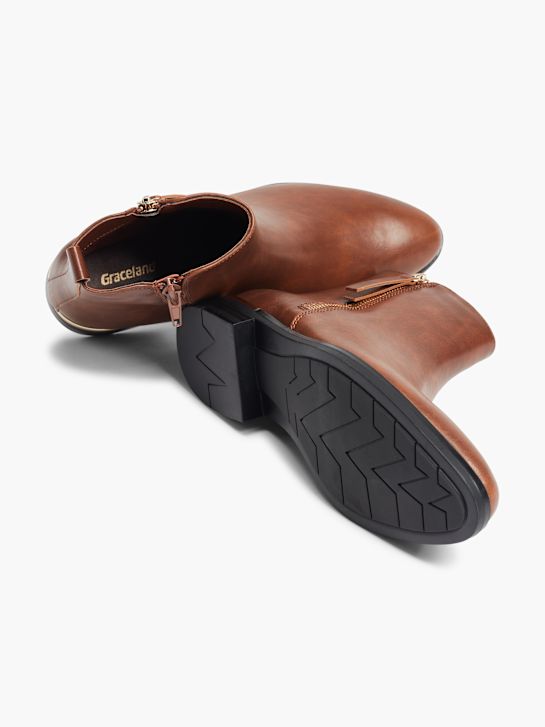 Graceland Classic ankle boot Brown 31900 3