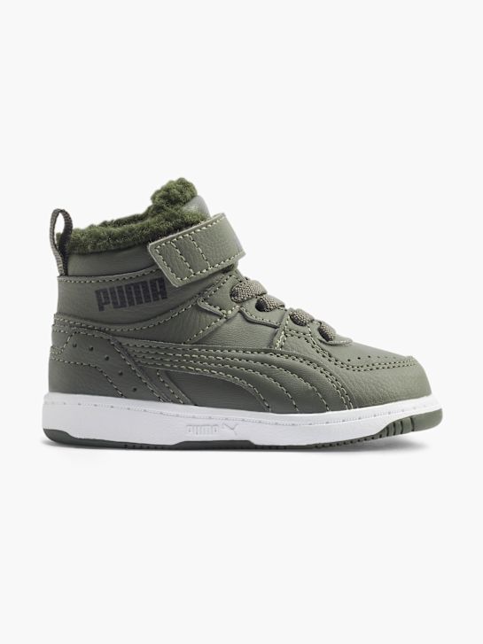 PUMA REBOUND JOY FUR INF Mid cut sneaker Khaki DEICHMANN
