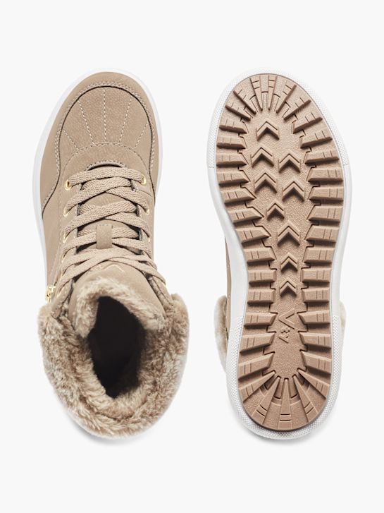 Vty Sapatilha tipo bota Taupe 6816 3