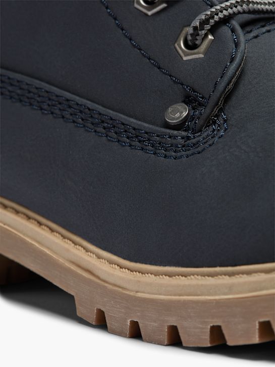 TOM TAILOR Čizme s vezicama Crna 3173 5