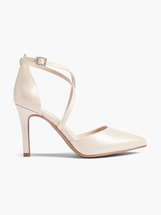 Graceland Tacones con hebilla Beige 20001 1