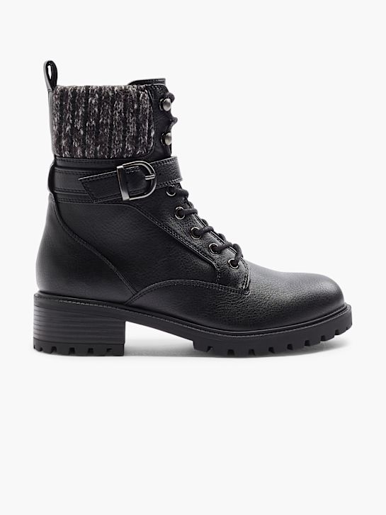 Highland Creek Schnürboots Schwarz 18574 1