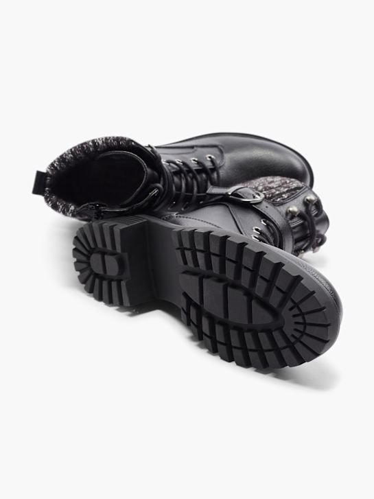 Highland Creek Schnürboots Schwarz 18574 3