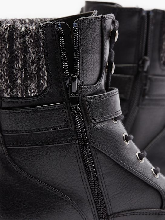 Highland Creek Schnürboots Schwarz 18574 5