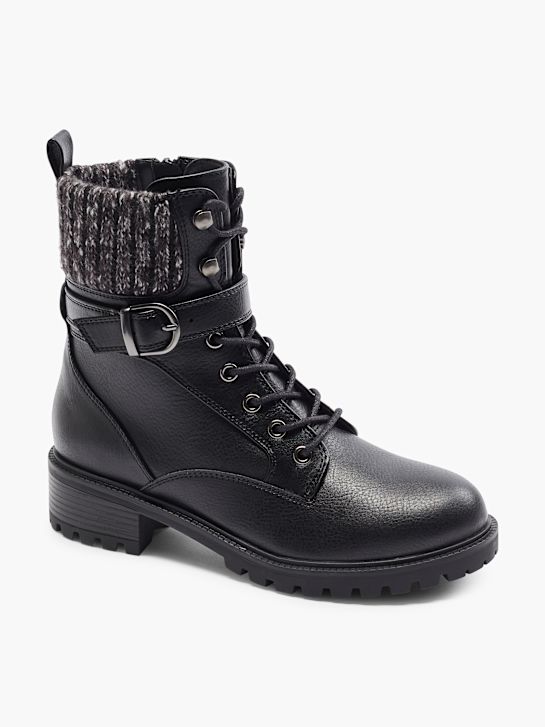 Highland Creek Schnürboots Schwarz 18574 6