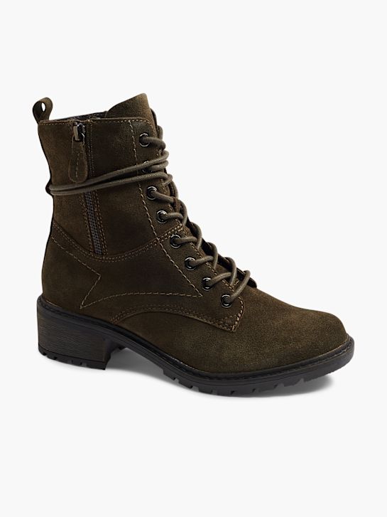 5th Avenue Botki sznurowane Khaki 4095 6