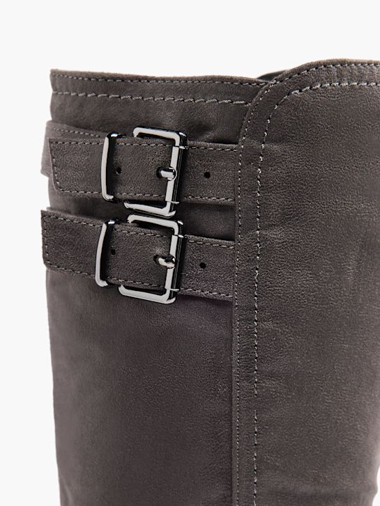 Graceland Knee high boot Grey 100232 5
