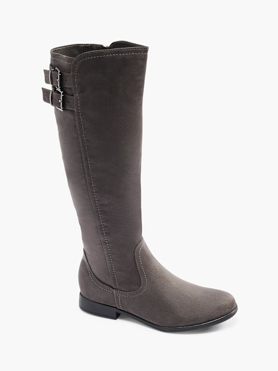 Graceland Knee high boot Grey 100232 6