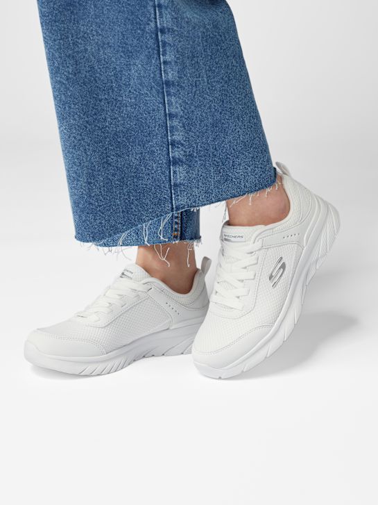 Damen Sneaker Skechers Angebot Deichmann Peeptoe Keilabsatz WeiÃŸ