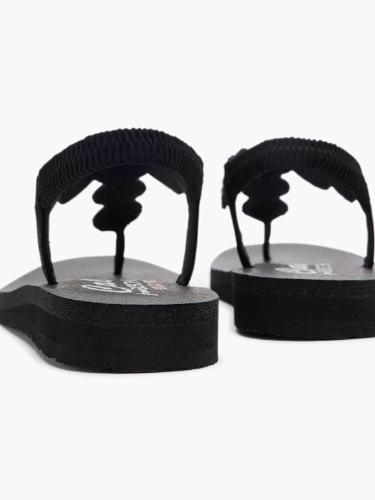 Skechers Sandále s oddeľovačom prstov Čierna 10404 4