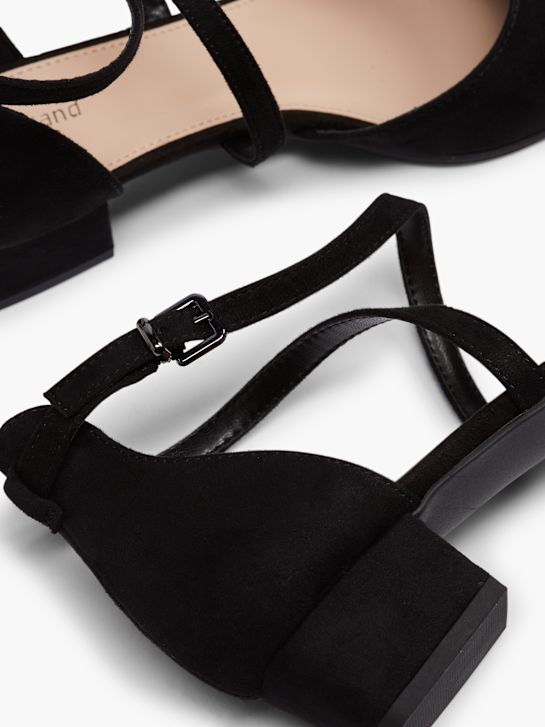 Graceland Strapped heel Black 5079 5
