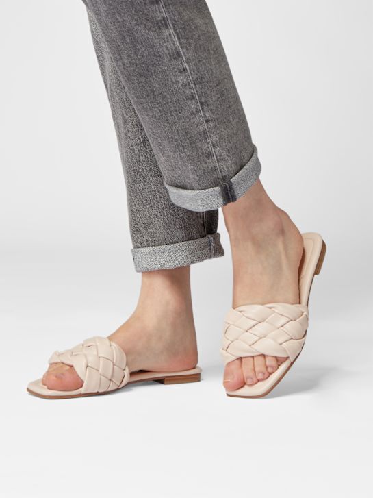 Catwalk Flache Pantolette Rosa 671 7