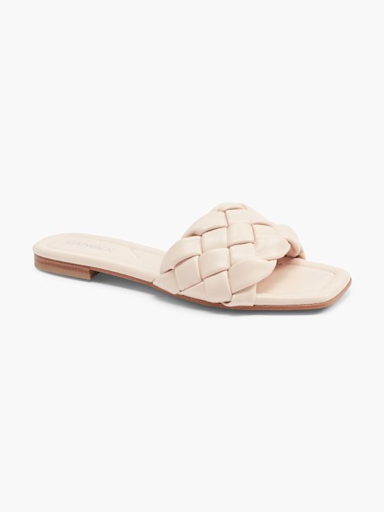 Catwalk Flache Pantolette Rosa 671 6