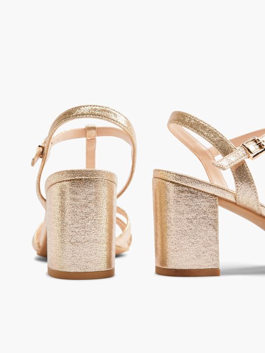 Graceland Heeled sandal Gold 5095 4