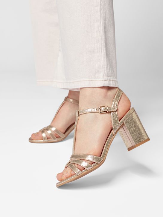 Graceland Heeled sandal Gold 5095 7
