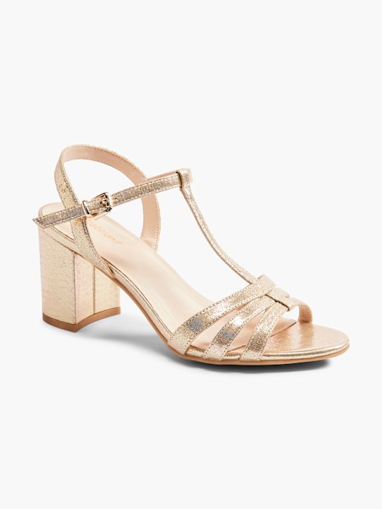 Graceland Heeled sandal Gold 5095 6