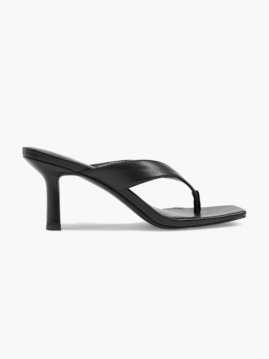 Catwalk Sandal med tå-split Sort 7805 1